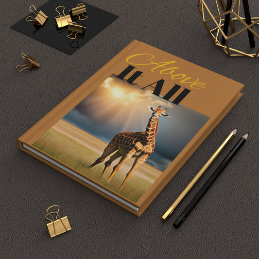 Giraffe Theme Hardcover Writing Journal