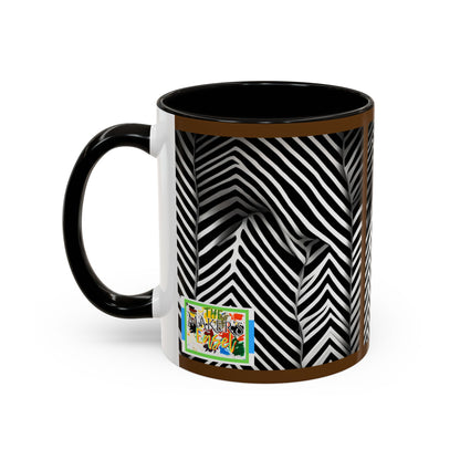 Zebra Print Colorful Ceramic Coffee Mug