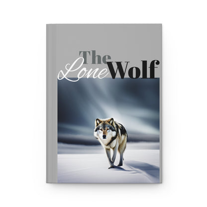 Wolf Theme Hardcover Writing Journal