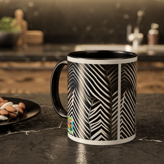 Zebra Print  Colorful Ceramic Coffee Mug