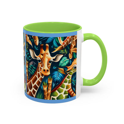 Giraffe Theme Colorful Ceramic Coffee Mug