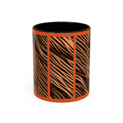 Tiger Print Colorful Ceramic Coffee Mug