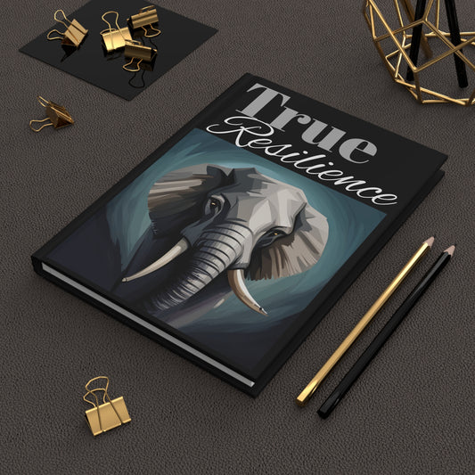 Elephant-Theme Hardcover Writing Journal