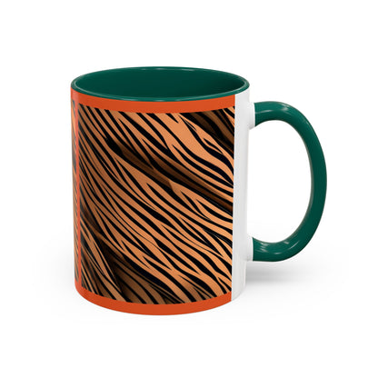 Tiger Print Colorful Ceramic Coffee Mug