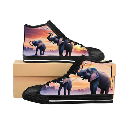 Elephant Sunset Classic High-top Sneakers