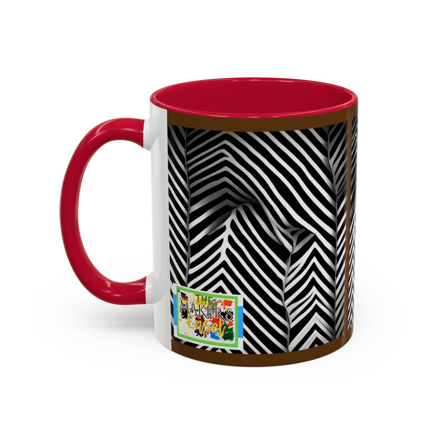 Zebra Print Colorful Ceramic Coffee Mug