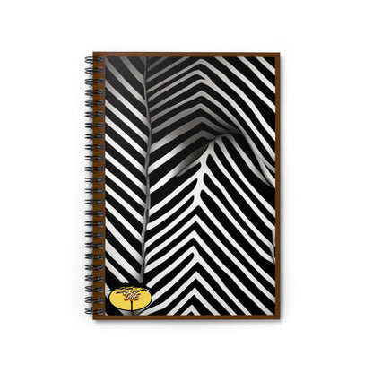 Wild & Chic Brown & Zebra Print Spiral Notebook