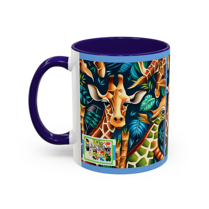 Giraffe Theme Colorful Ceramic Coffee Mug