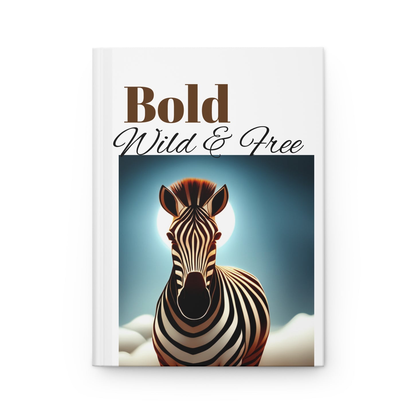 Zebra Theme Hardcover Writing Journal