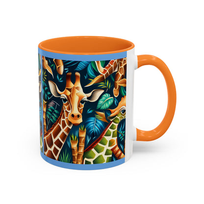 Giraffe Theme Colorful Ceramic Coffee Mug