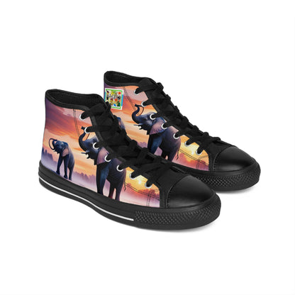 Elephant Sunset Classic High-top Sneakers