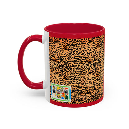 Leopard Print Colorful Ceramic Coffee Mug