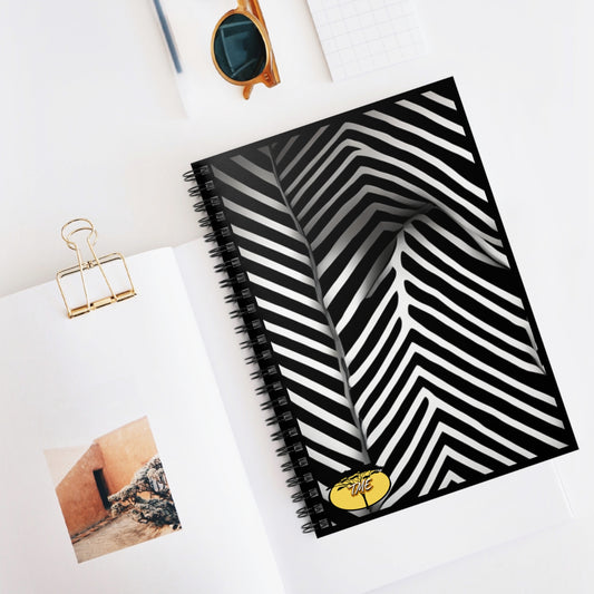 Wild & Chic Black & White Spiral Notebook