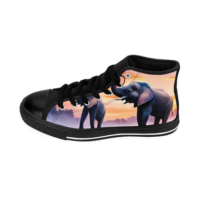 Elephant Sunset Classic High-top Sneakers