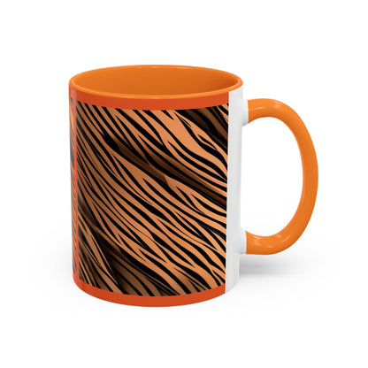 Tiger Print Colorful Ceramic Coffee Mug