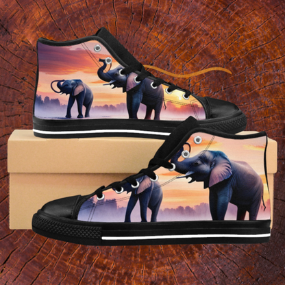 Elephant Sunset Classic High-top Sneakers