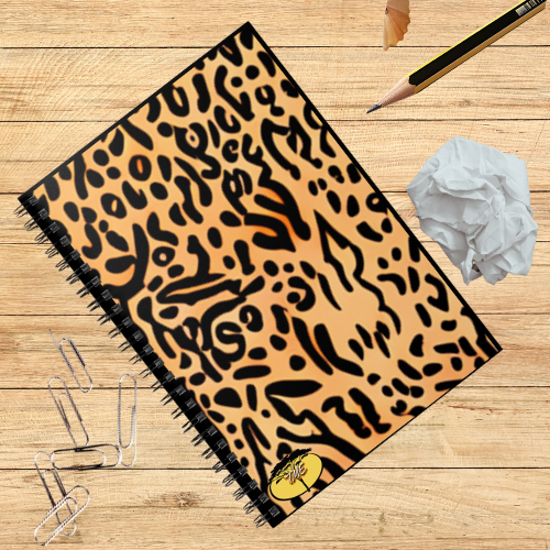 Wild & Chic Leopard Print Spiral Notebook