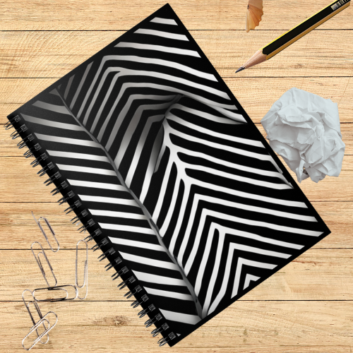 Wild & Chic Black & White Spiral Notebook