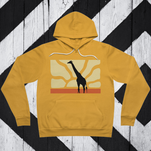 Premium All-Weather Giraffe Theme Hoodie