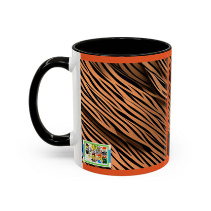 Tiger Print Colorful Ceramic Coffee Mug