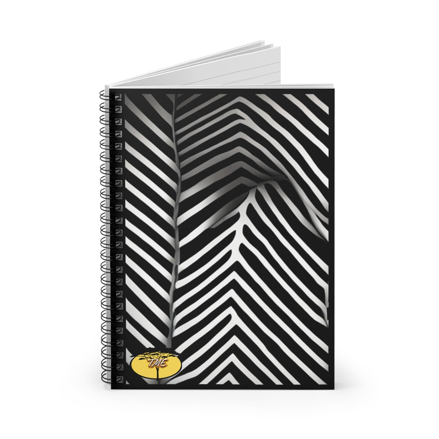 Wild & Chic Black & White Spiral Notebook