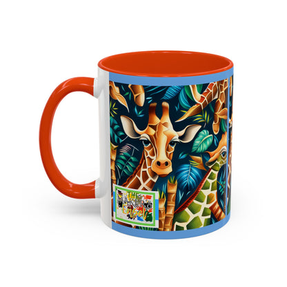 Giraffe Theme Colorful Ceramic Coffee Mug