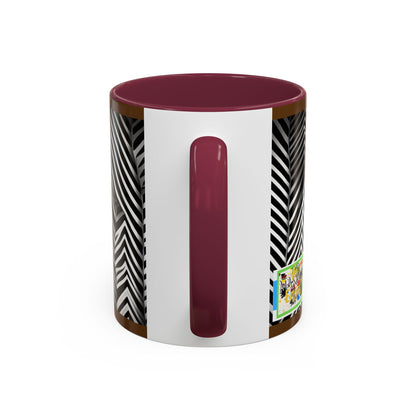 Zebra Print Colorful Ceramic Coffee Mug