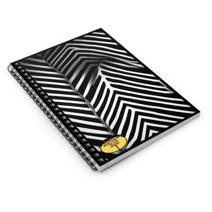 Wild & Chic Black & White Spiral Notebook