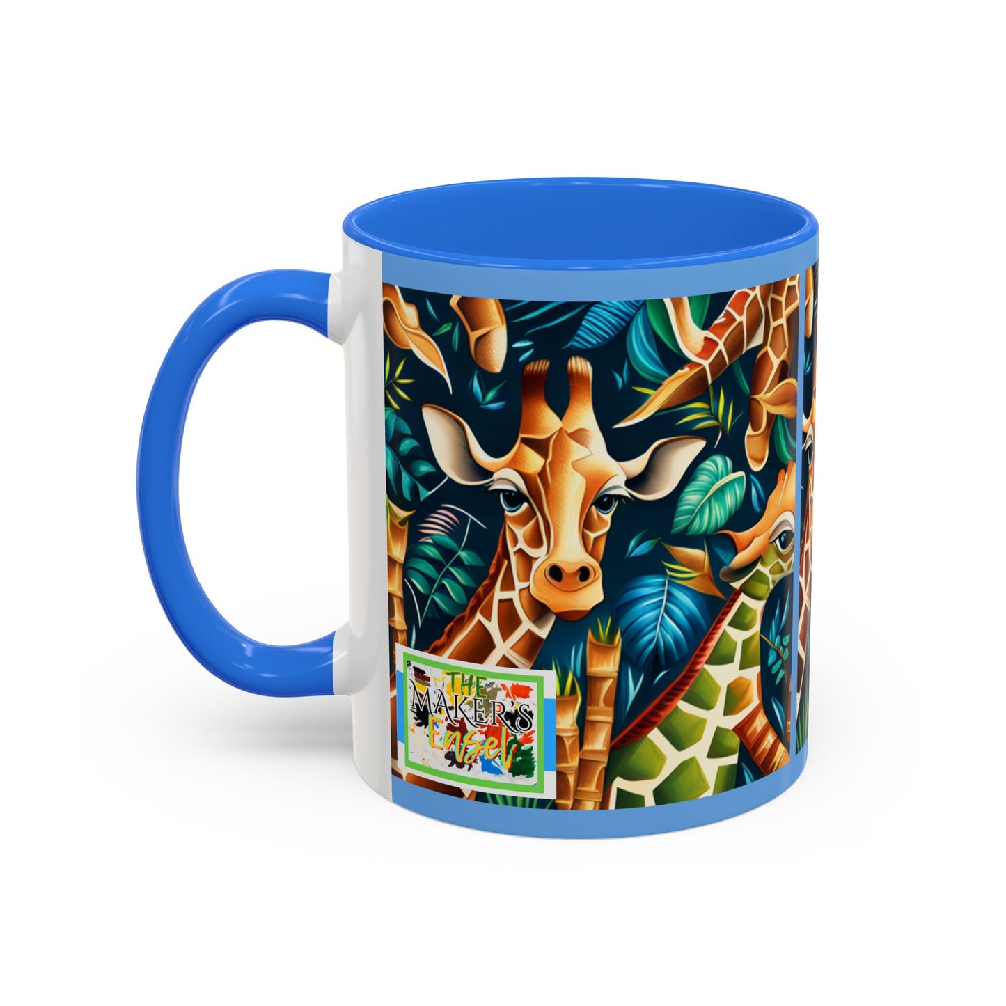 Giraffe Theme Colorful Ceramic Coffee Mug