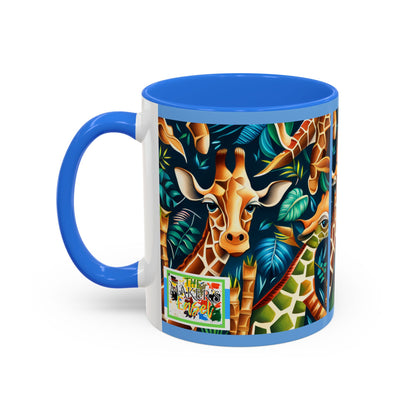 Giraffe Theme Colorful Ceramic Coffee Mug