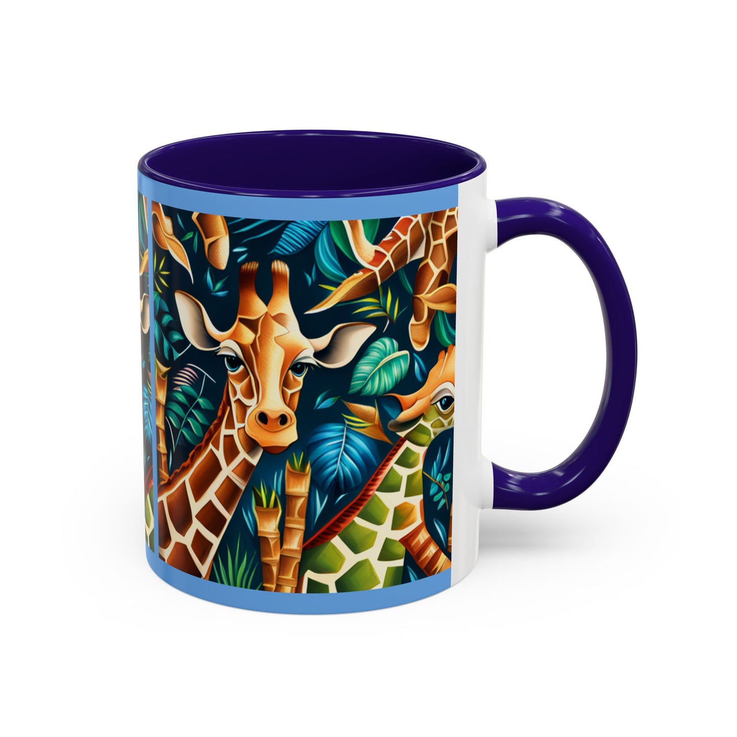 Giraffe Theme Colorful Ceramic Coffee Mug