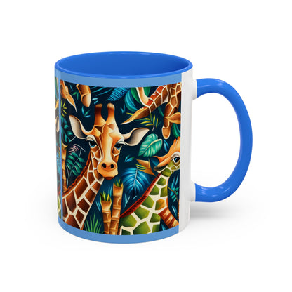 Giraffe Theme Colorful Ceramic Coffee Mug