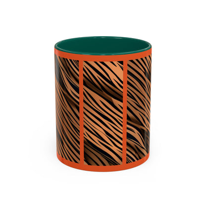 Tiger Print Colorful Ceramic Coffee Mug