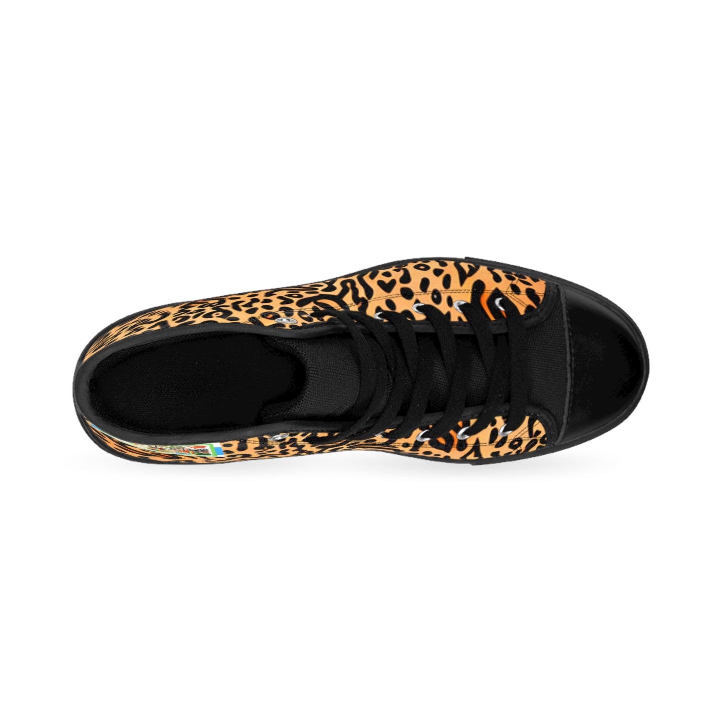 Leopard Print Classic High-Top Sneakers