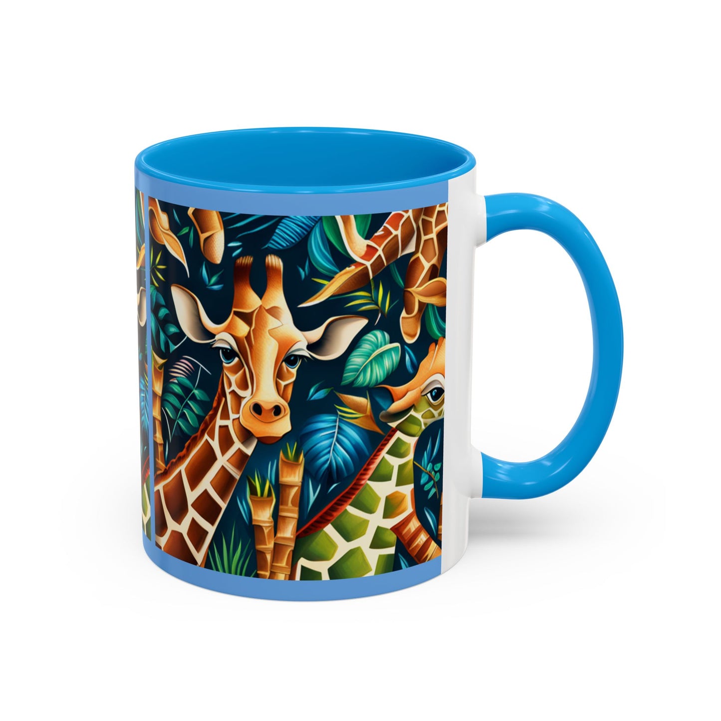 Giraffe Theme Colorful Ceramic Coffee Mug