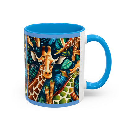 Giraffe Theme Colorful Ceramic Coffee Mug