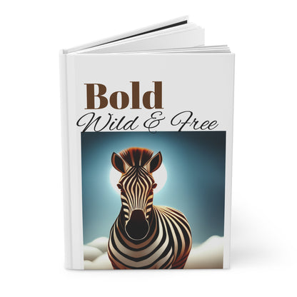 Zebra Theme Hardcover Writing Journal